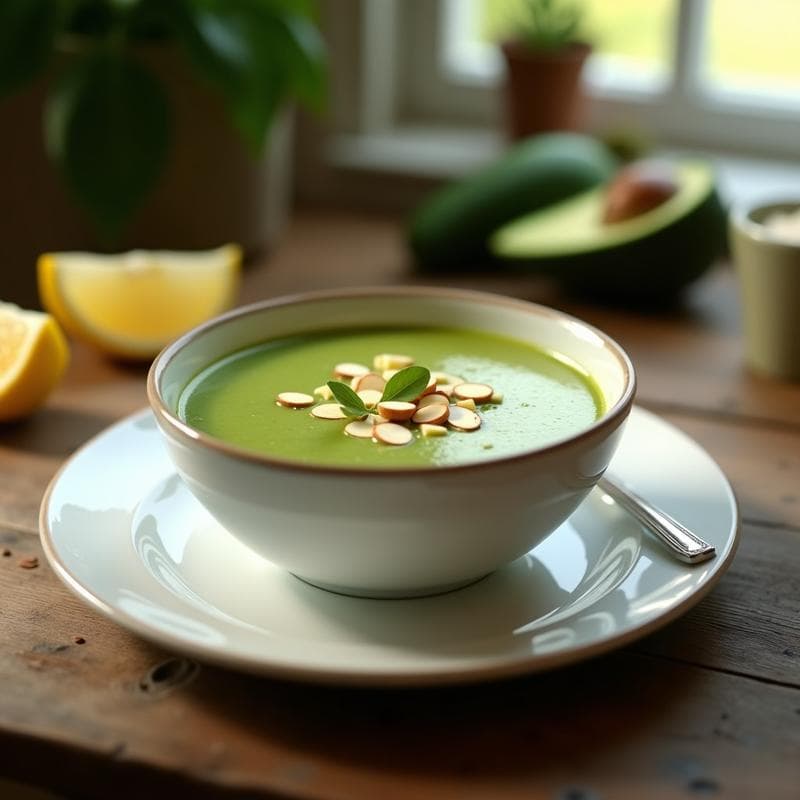 Sopa Crema de Palta y Espinaca en Airfryer: Receta Rápida y Sin Lácteos