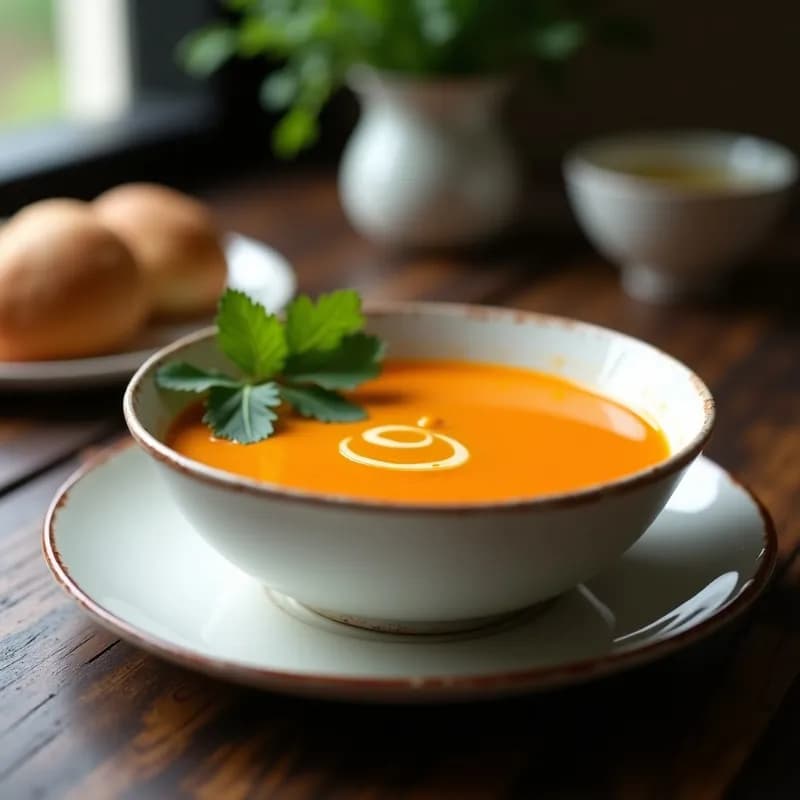 Sopa Crema de Zanahoria y Jengibre: Receta en Airfryer Sin Lácteos y Ultraconfortante
