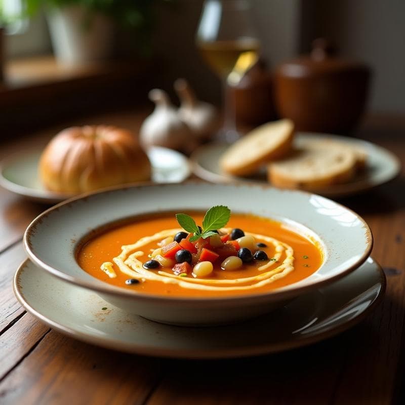 Sopa de Ajo Tradicional Española: Receta Casera en 20 Minutos con Pan Duro