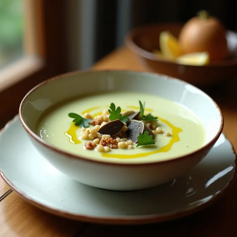 Sopa de Alcachofas con Trufa: Receta Cremosa en Airfryer y Sin Lácteos