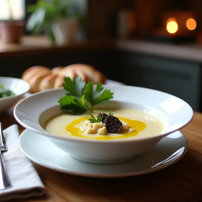 Sopa de Alcachofas Trufada: Receta Gourmet en Olla Express en 20 Minutos