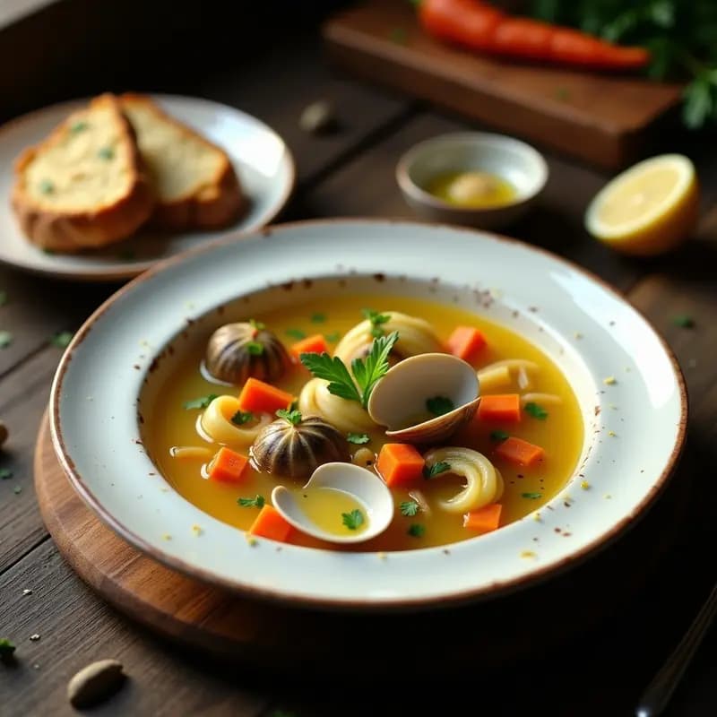 Sopa de Alcachofas y Almejas: Receta Rápida en Olla Express con Toque Costero