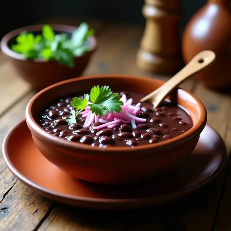 Sopa de Alubias Negras Cubana: Receta Auténtica y Reconfortante en Olla Lenta