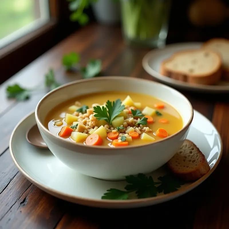 Sopa de Apio Rústica Vegana: Receta Reconfortante en 30 Minutos con Toque Ahumado