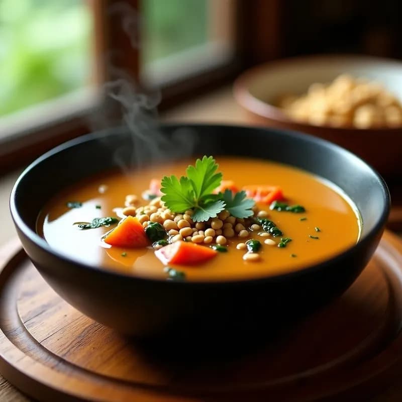 Sopa de Cacahuete Africana: Receta Tradicional con Mantequilla de Cacahuete en 30 Minutos