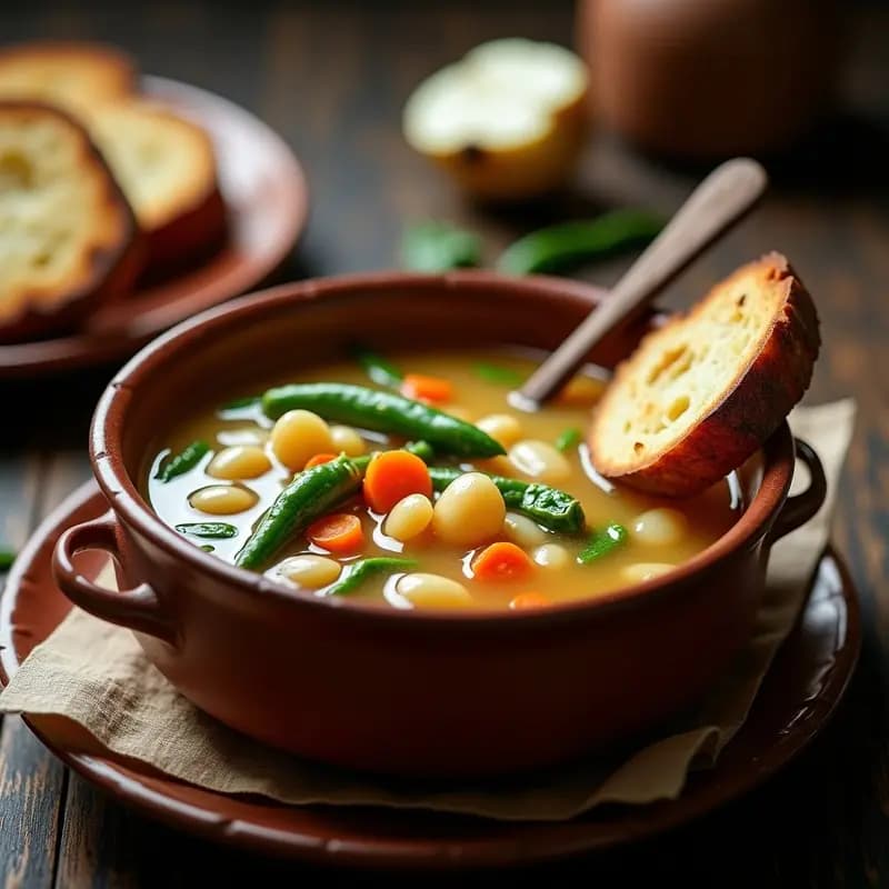 Sopa de Joio Asturiana: Receta Tradicional con Avecilla y Verduras de Huerta