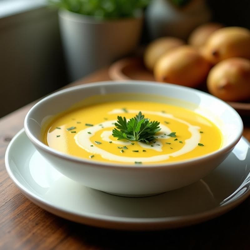 Sopa de Papa y Coliflor Vegana: Receta en Airfryer Ultra Cremosa en 20 Minutos