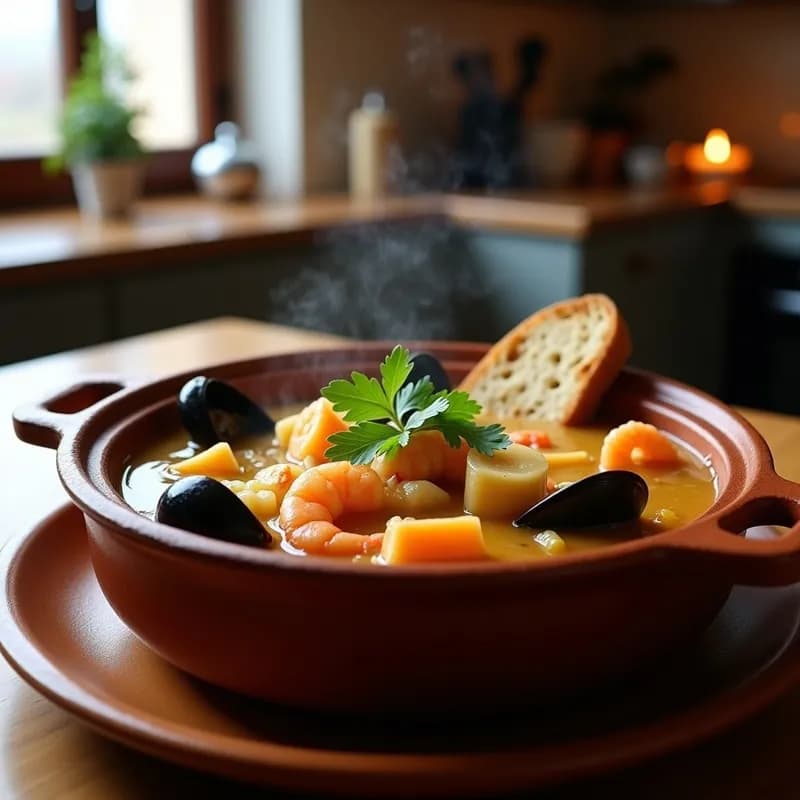 Sopa de Pescado Gallega: Receta Auténtica en Thermomix en 30 Minutos