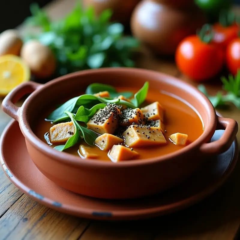 Sopa de Echidna Australiana con Carne de Canguro y Verduras Nativas: Receta Exótica y Alta en Hierro