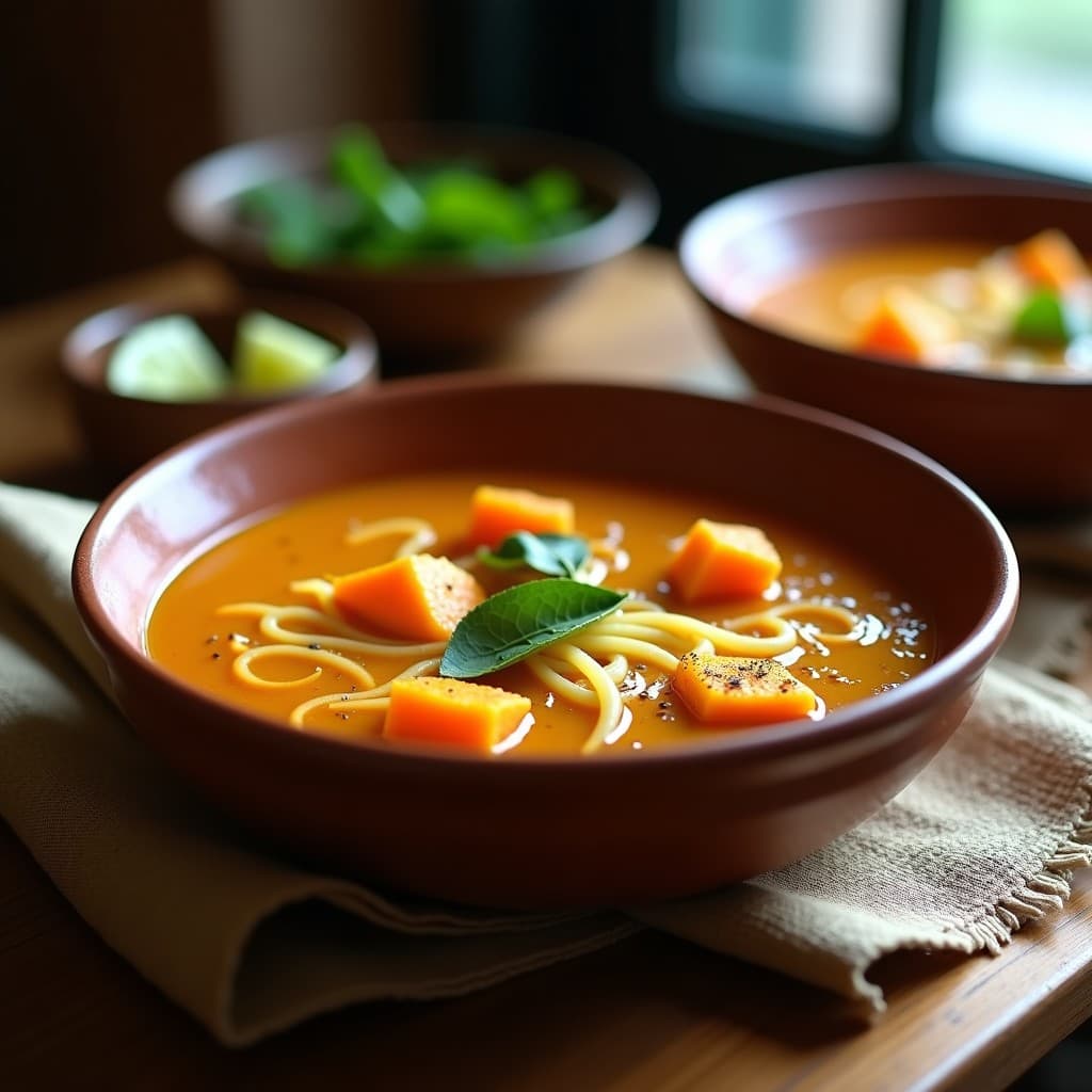 Sopa de Fideo con Calabaza y Epazote: Receta Mexicana de Comfort Food Vegana