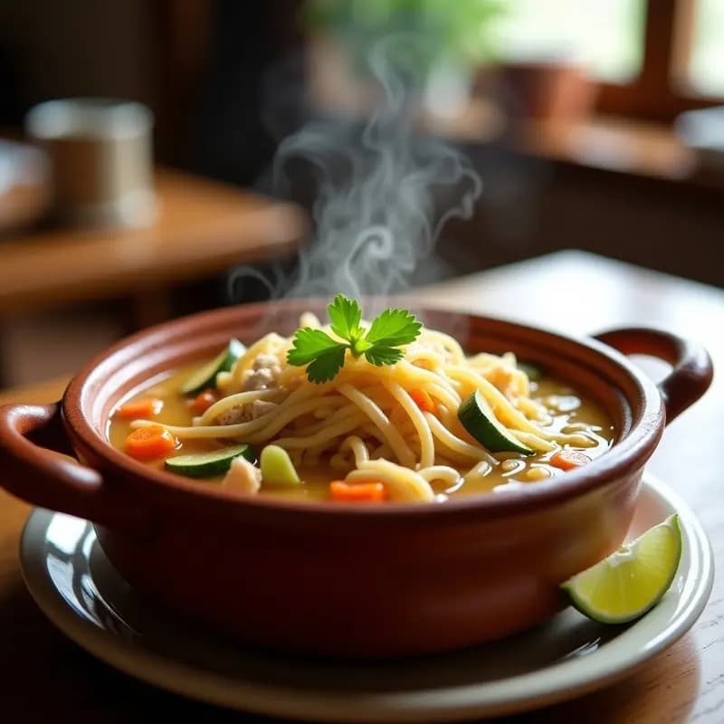 Sopa de Fideo con Caldo de Pollo y Verduras: Receta Mexicana Clásica y Nutritiva