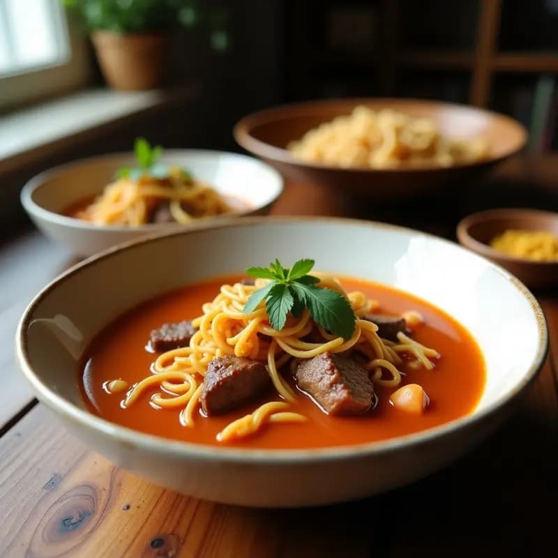 Sopa de Fideo con Caldo de Res y Chipotle: Receta Mexicana Clásica en Olla a Presión