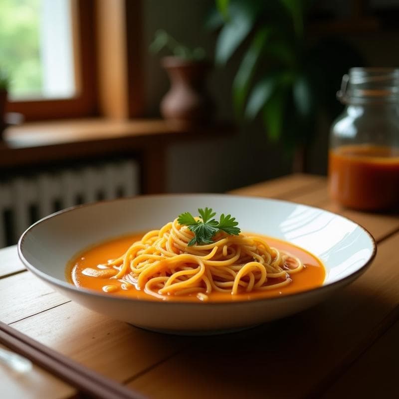 Sopa de Fideo de Camote y Coco: Receta Peruana Sin Gluten y Reconfortante