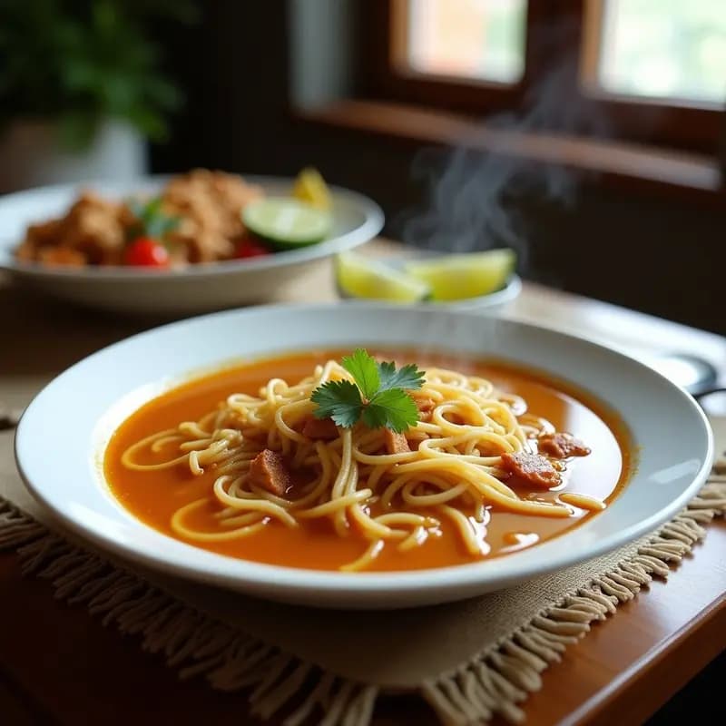 Sopa de Fideo con Pollo y Especias: Receta Mexicana Tradicional en Olla Rápida