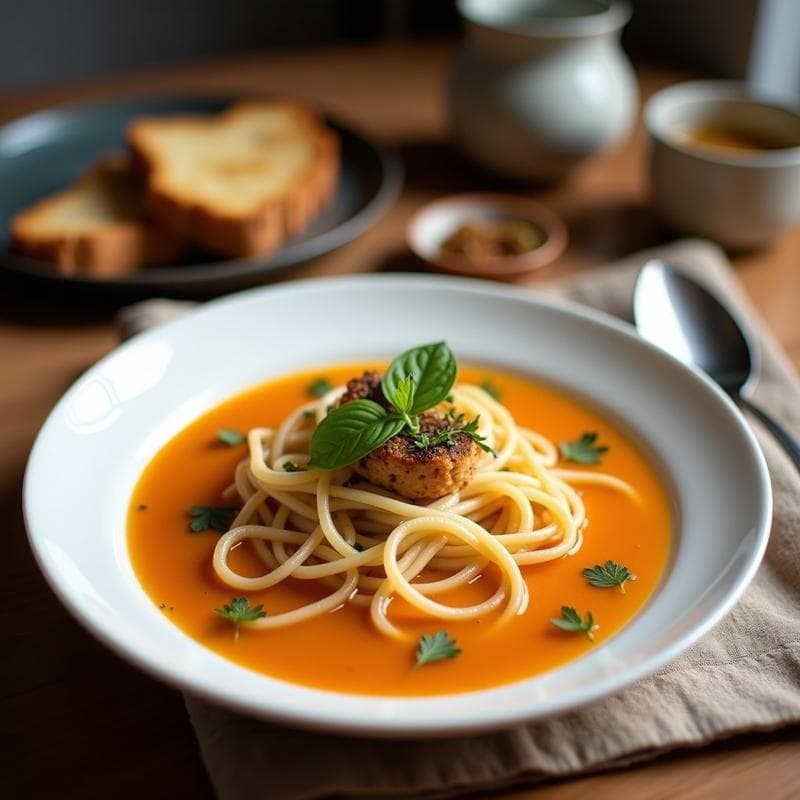 Sopa de Fideos de Arroz y Algas Nori: Receta Japonesa en Olla Express con Umami Intenso