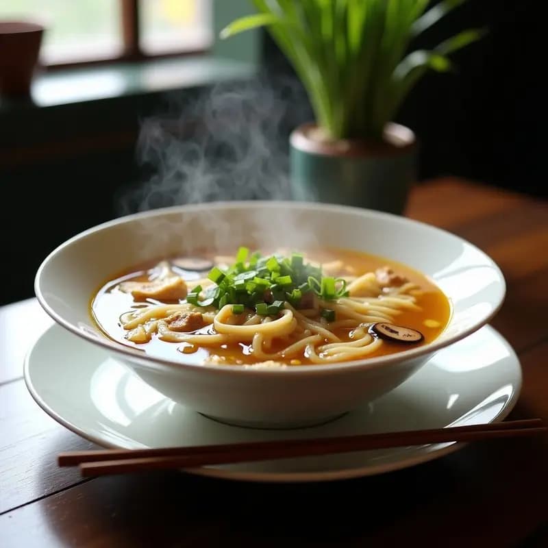 Sopa de Fideos de Arroz con Pollo y Jengibre: Wonton Soup Chino Casero en 30 Minutos
