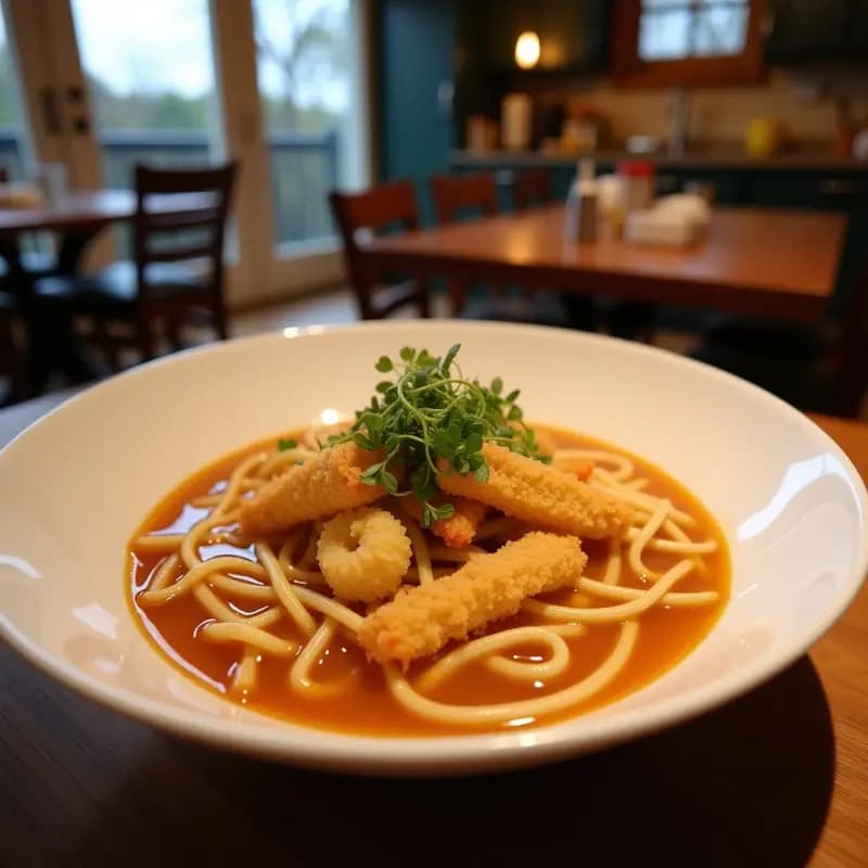 Sopa de Fideos Soba y Tempura de Camarón: Receta Japonesa Rápida y Nutritiva