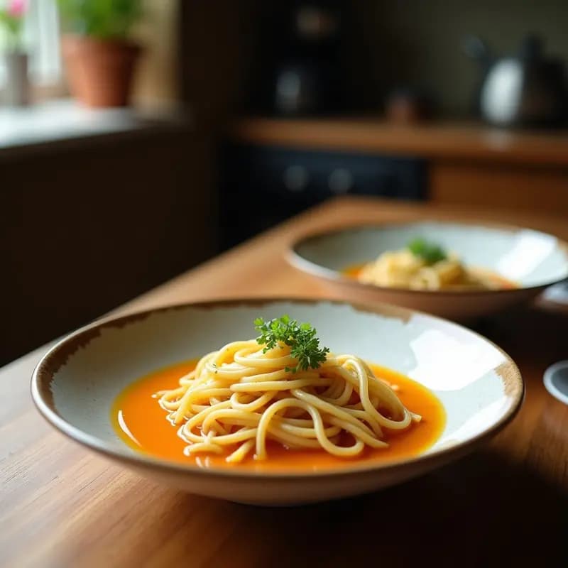 Sopa de Fideos Somen con Huevo Poché y Algas Wakame: Receta Japonesa de Verano
