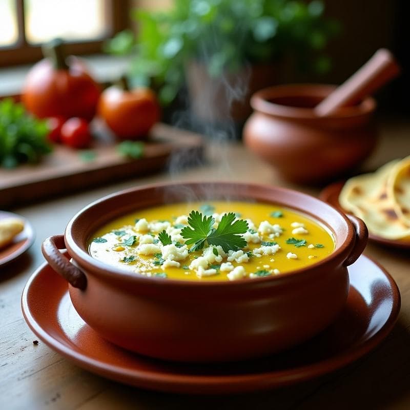 Sopa de Flores de Calabaza y Queso Cotija: Receta Mexicana Tradicional en 25 Minutos