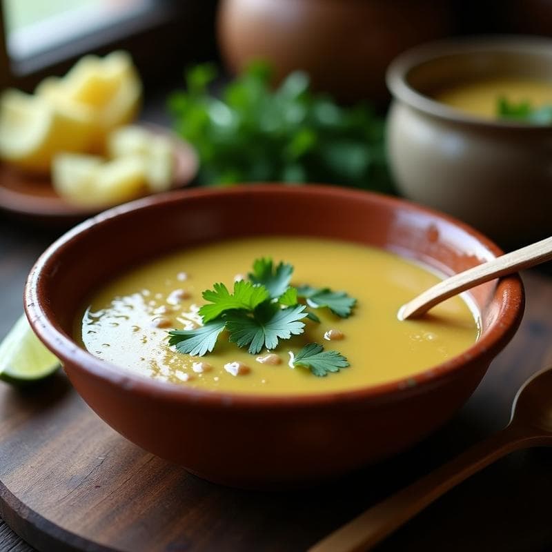 Sopa de Fonio y Calabacín con Jengibre: Receta Africana Sin Gluten en Olla Lenta