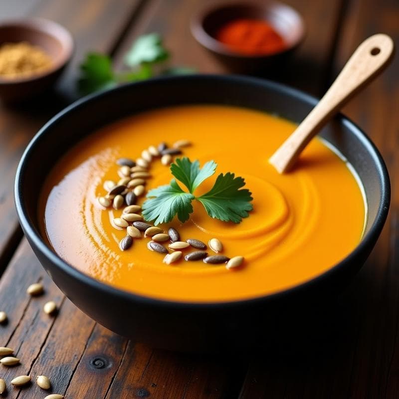 Sopa de Fonio y Calabaza: Receta Africana Sin Gluten en Thermomix y Reconfortante
