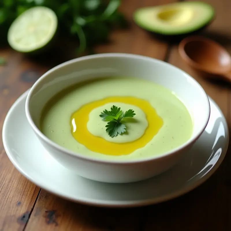 Sopa Fría de Palo Santo y Aguacate: Receta Refrescante con Toque Peruano en 10 Minutos