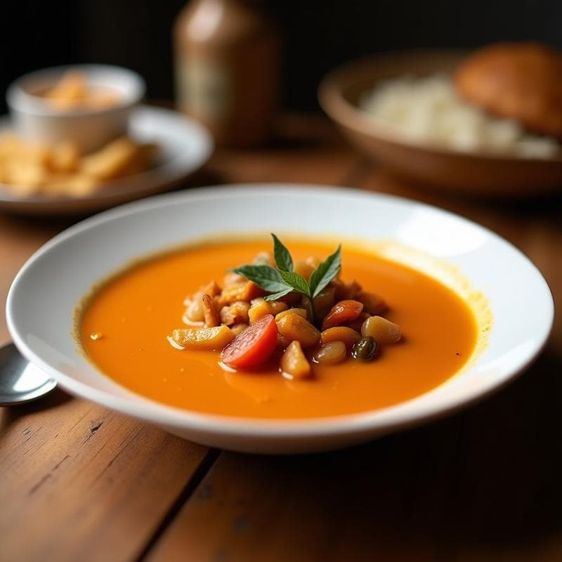Sopa Fría de Pimiento Asado con Almendras: Receta Andaluza Refrescante y Sin Cocinar