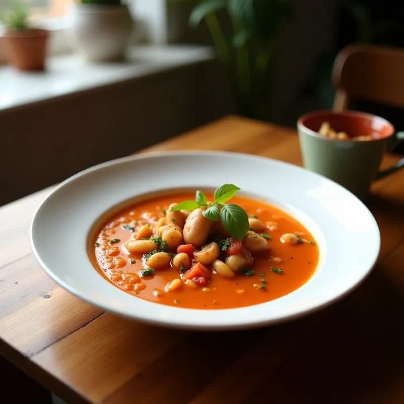 Sopa Fría de Pisto Andaluz Vegano: Receta Refrescante en 15 Minutos