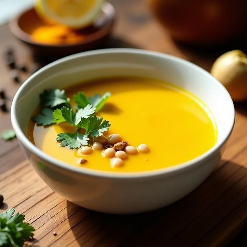 Sopa de Frijoles Mungo y Cúrcuma: Receta Ayurvédica en Thermomix para Desintoxicar