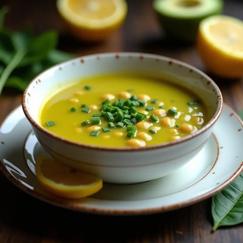 Sopa de Frijoles Mungo y Espinacas con Toque de Limón Kaffir: Receta Birmana en Olla Rápida