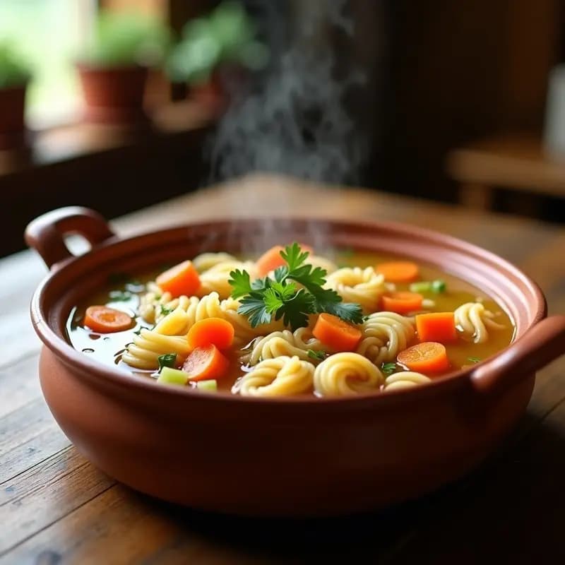 Sopa de Galets Catalana: Receta Navideña con pasta en forma de caracol
