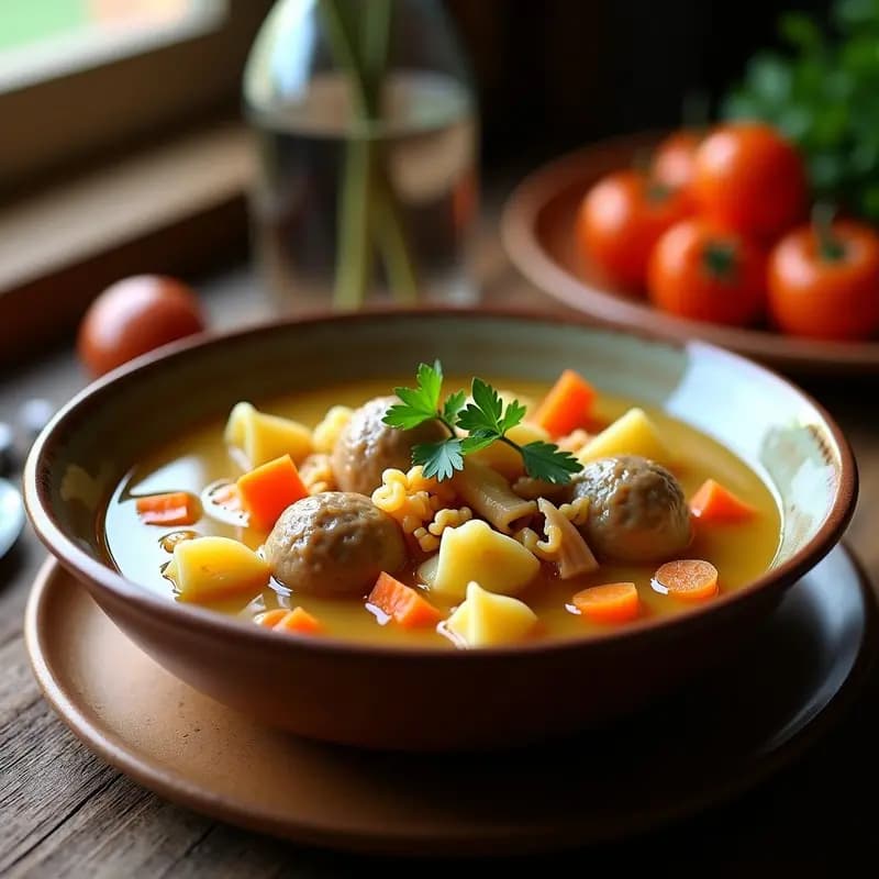 Sopa de Galets con Pilota: Receta Catalana para Navidades