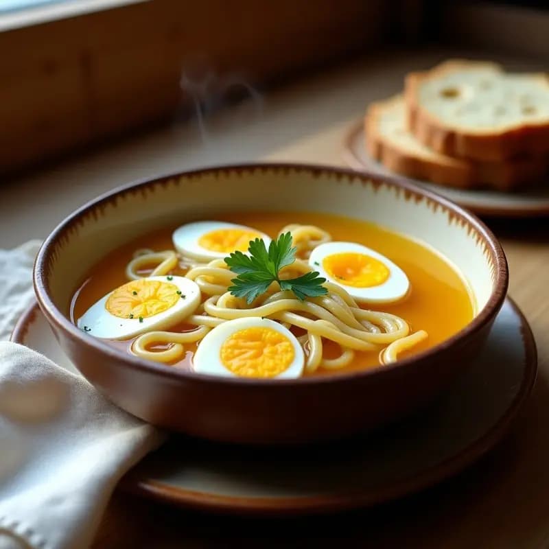 Sopa de Gallets con Huevos Duros: Receta Catalana de Aprovechamiento