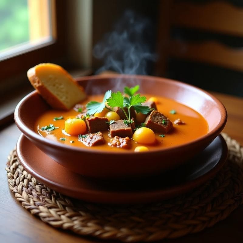 Sopa de Gaután (Callos de Yuca) con Carne de Res: Receta Tradicional Venezolana en Olla Exprés