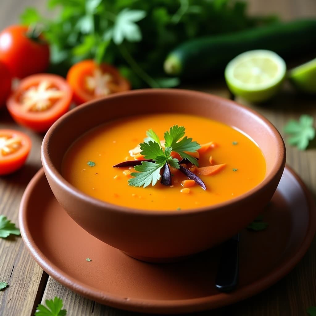 Sopa de Gazpacho Andino con Uchuva: Receta Colombiana Refrescante y Detox