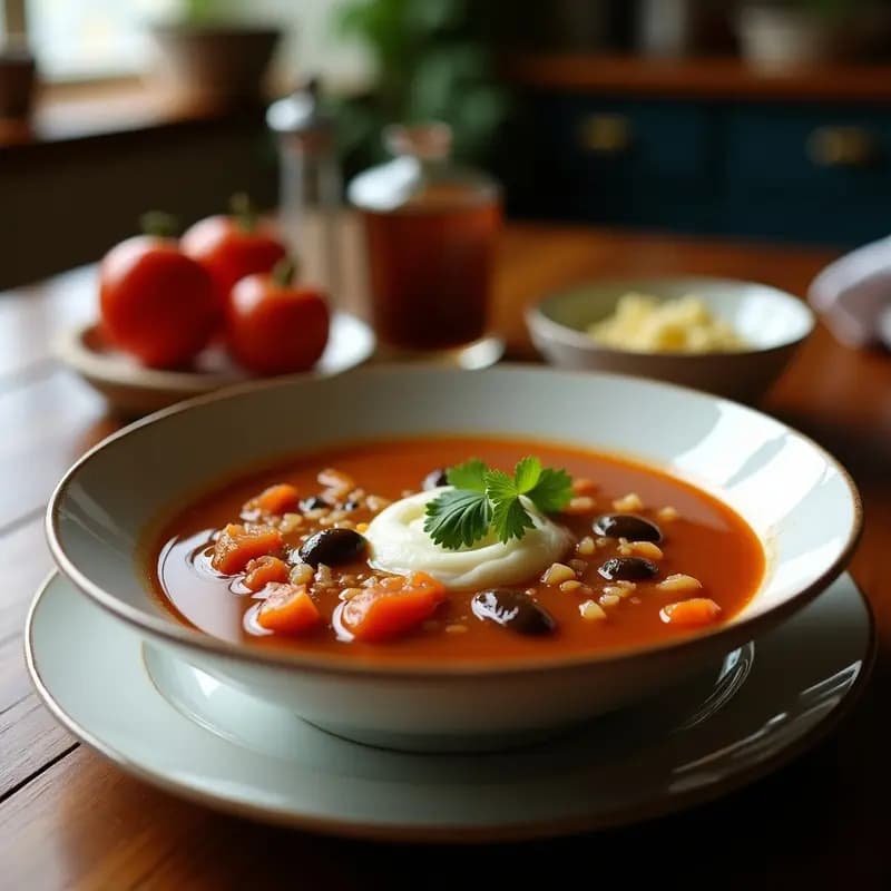 Sopa de Hielo Negro y Jengibre: Receta Islandesa Fría para Verano en Olla Exprés