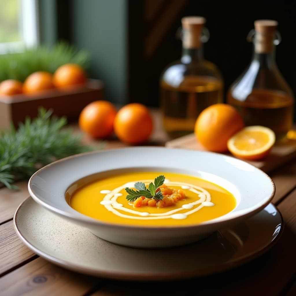 Sopa de Hinojo y Naranja: Receta Marroquí en Olla Exprés con Toque Cítrico y Especiado