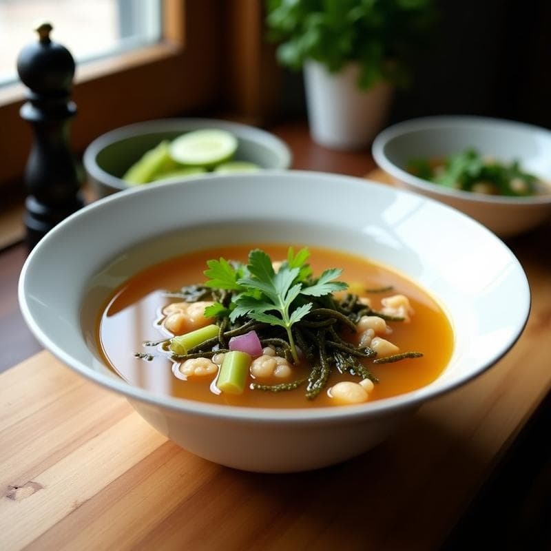 Sopa de Hongo Reishi y Jengibre: Receta Depurativa y Alta en Antioxidantes en Thermomix