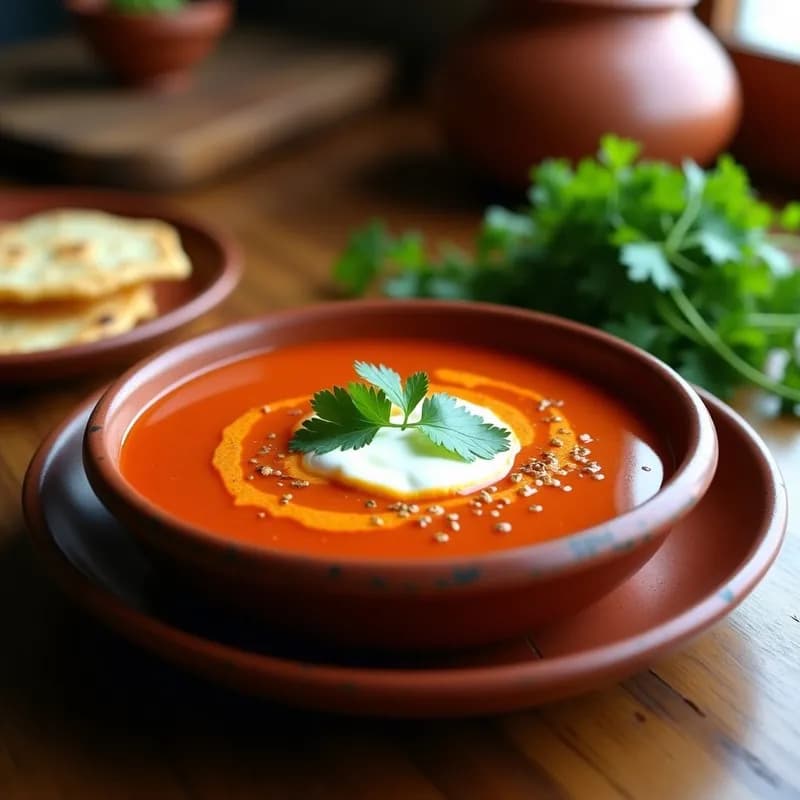 Sopa de Jitomate con Chipotle Ahumado: Receta Mexicana en 25 Minutos y Alta en Fibra