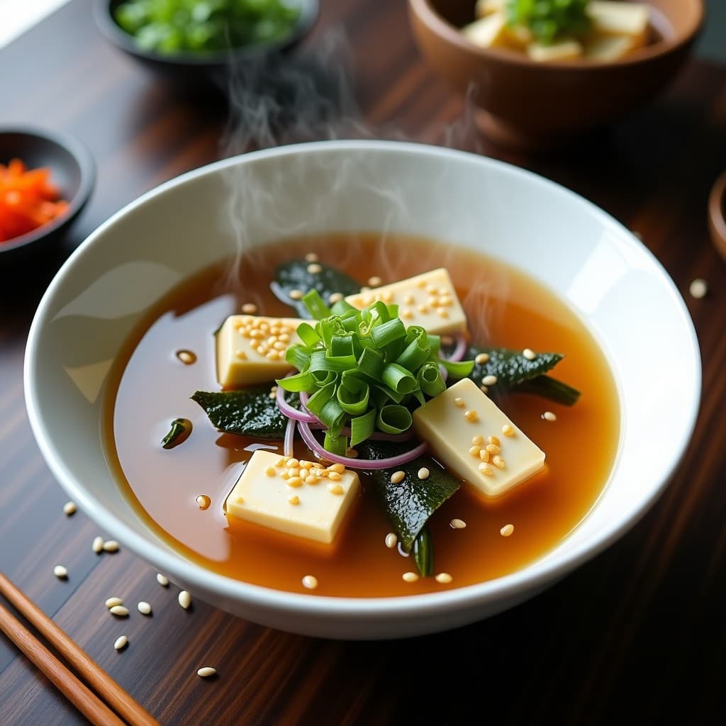Sopa de Kelp y Jengibre con Tofu Sedoso: Receta Coreana Detox en Olla Exprés