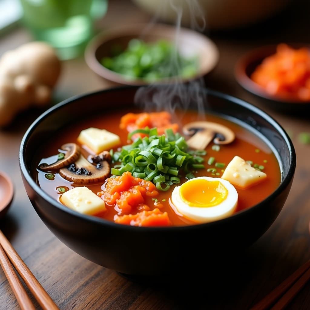 Sopa de Kimchi y Caldo de Huesos: Receta Coreana Keto para Potenciar el Sistema Inmune