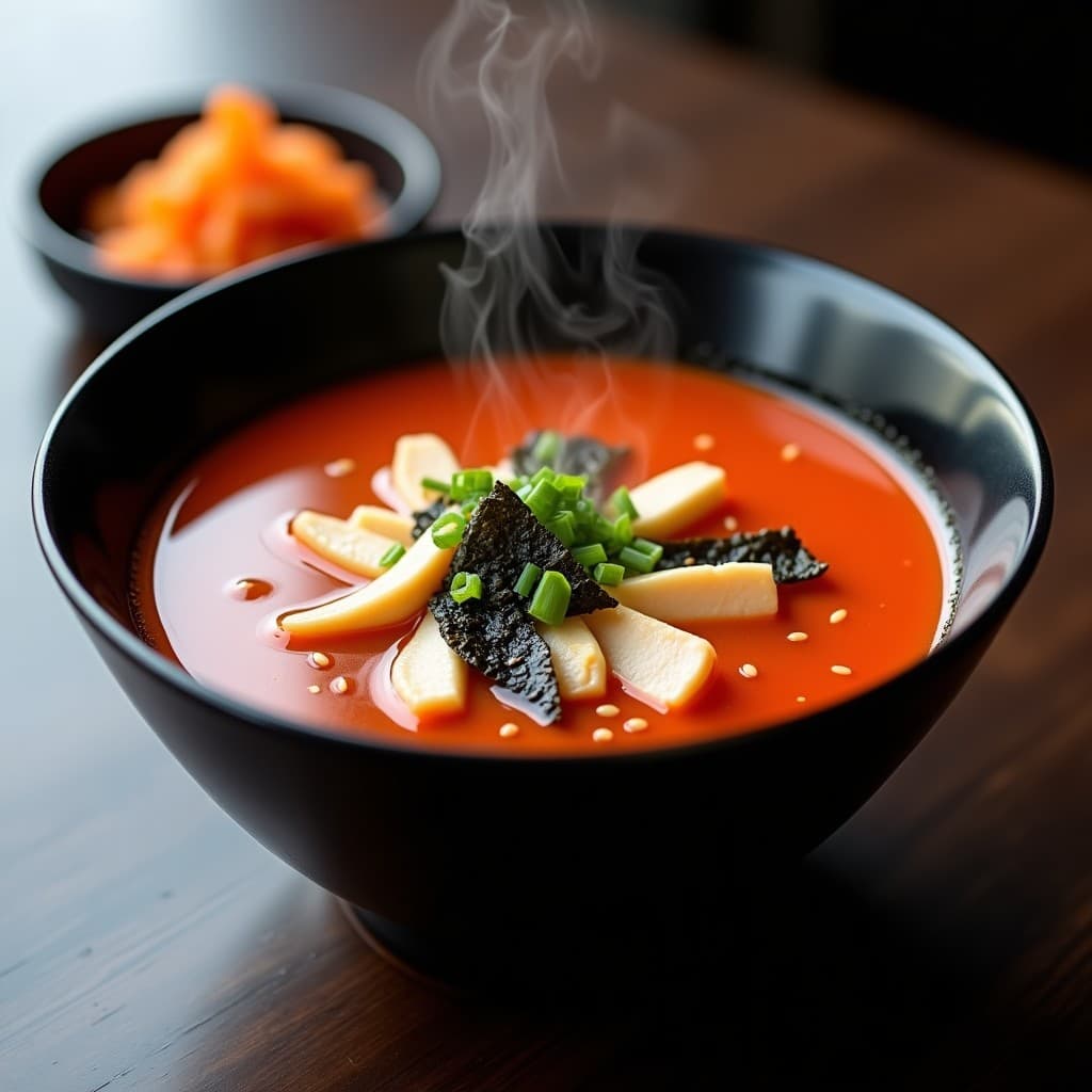 Sopa de Kimchi y Pollo de Laboratorio: Receta Coreana Futurista y Baja en Grasas