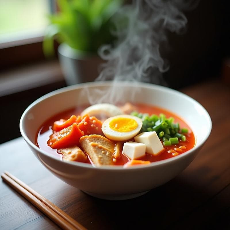 Sopa de Kimchi y Pollo al Vapor: Receta Coreana Alta en Probióticos en 30 Minutos