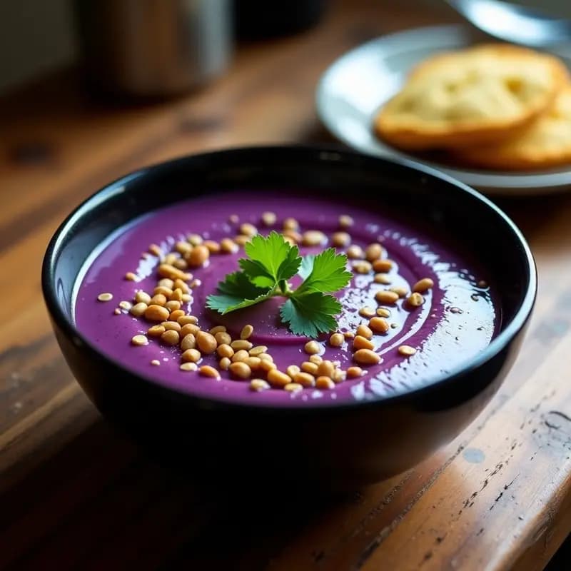 Sopa Lajo de Batatas y Espinacas: Receta Boliviana Vegana y Reconfortante