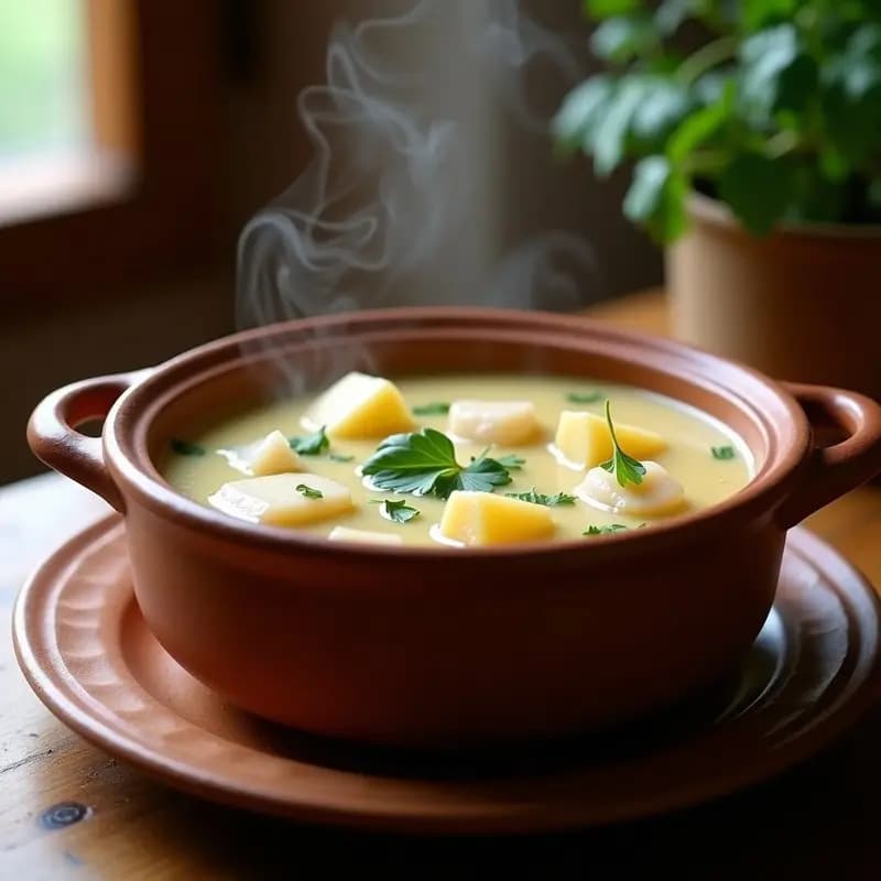 Sopa de Leche con Merluza: Receta Tradicional Gallega con Toque Cremoso en 30 Minutos