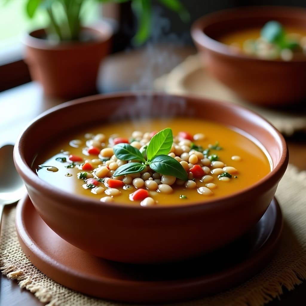 Sopa de Legumbres Andinas con Quinua: Receta Boliviana en Olla Express Alta en Hierro