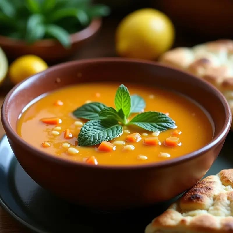 Sopa Lenteja Egipcia con Limón y Comino: Receta Árabe Vegana y Rápida
