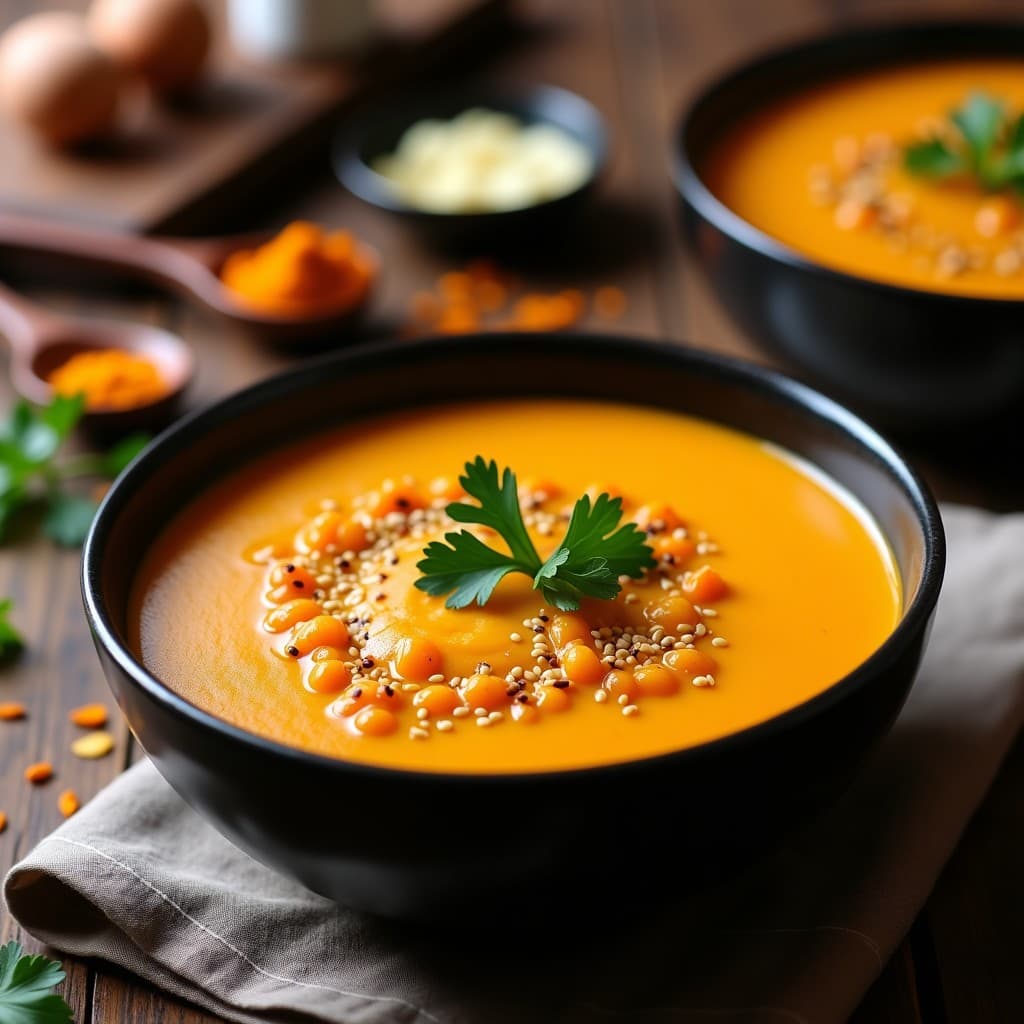 Sopa de Lentejas Corail y Calabaza Butternut: Receta Marroquí en Olla Exprés para Invierno