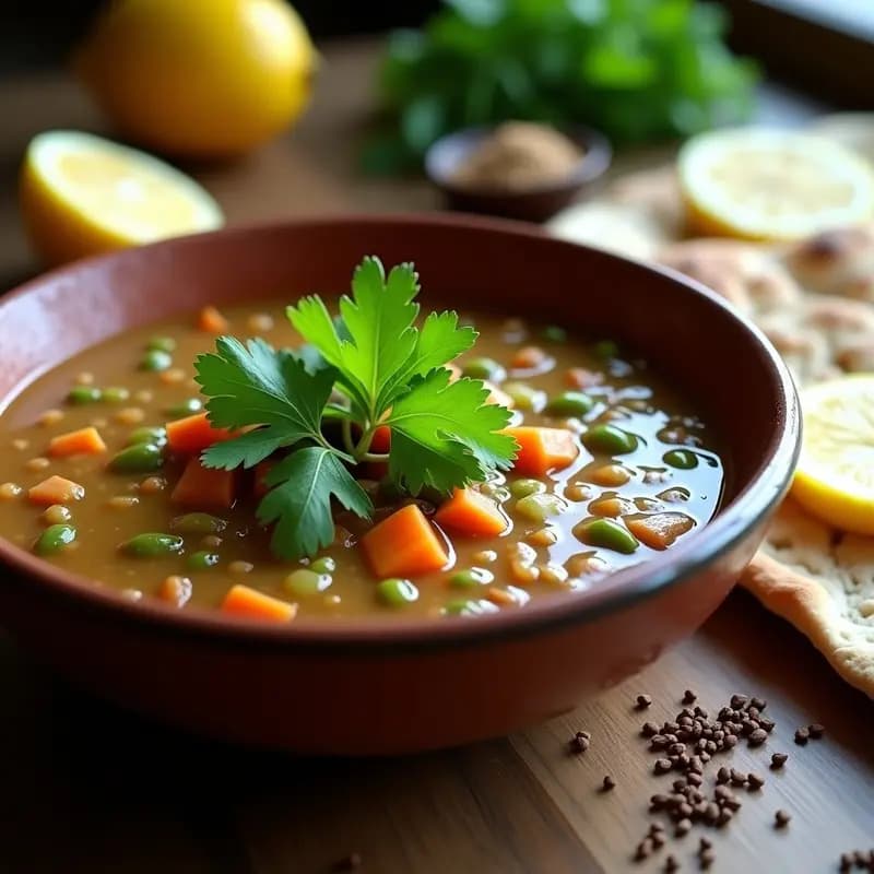 Sopa de Lentejas Egipcias con Comino y Limón: Receta Nutritiva y Desintoxicante