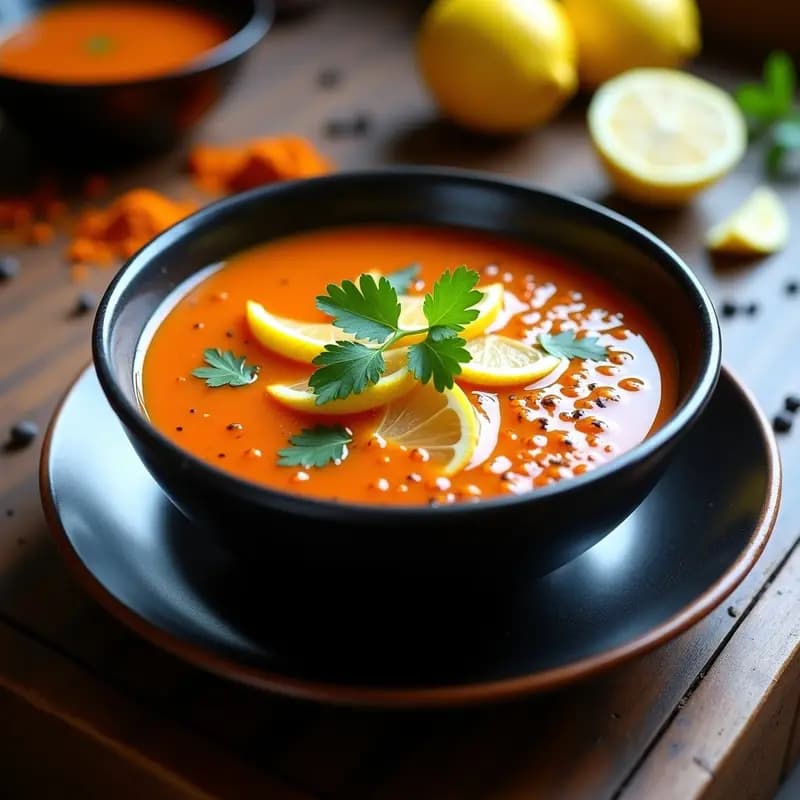 Sopa de Lentejas Rojas con Jengibre y Limón: Receta Indú Ayurvédica Depurativa